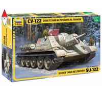 Zvezda Kit in plastica 1:35 Su-122 semovente sovietico WWII ZS3691