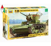 ZVEZDA 1/35 T-26 SOVIET LIGHT TANK (MOD. 1933)