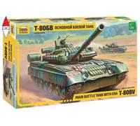 1:35 Zvezda T 80 U W/Era Kit Z3592 Modellino