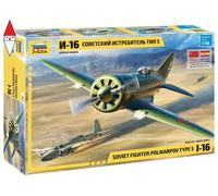 ZVEZDA 1/48 I-16 SOVIET WWII FIGHTER
