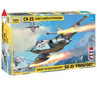 ZVEZDA 1/48 SOVIET ATTACK AIRCRAFT SU-25 FROGFOOT