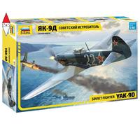 1:48 ZVEZDA Yak-9 Soviet Fighter Kit ZS4815