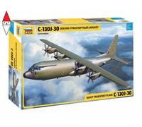 1:72 ZVEZDA Lockheed Martin C-130J-30 Airplane Military Heavy 1954 Kit ZS7324