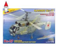 Kamov Ka-27 Helicopter 1:72 Plastic Model Kit ZVEZDA