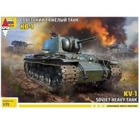 KV-1 WWII Tank 1:72 Plastic Model Kit ZVEZDA