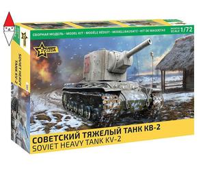 ZVEZDA 1/72 KV-2 HEAVY SOVIET TANK WWII
