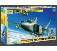 ZVEZDA 1/72 MIG-31 B KIT MODELLINO AEREO MODELLISMO STATICO DIECAST