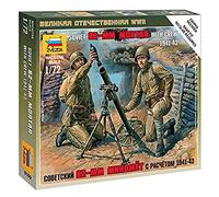 The Soviet 82-mm Mortar with Crew