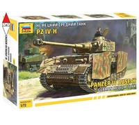 1:72 Zvezda Panzer Iv Ausf.H Kit ZS5017 Modellino