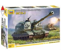 ZVEZDA 1/72 RUSSIAN 152-MM SELF-PROPELLED HOWITZER MSTA-S