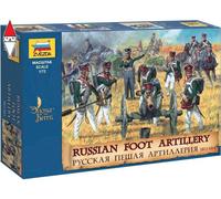 ZVEZDA 1/72 RUSSIAN FOOT ARTILLERY 1812-1814
