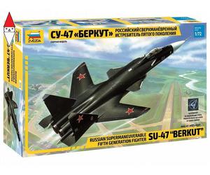 ZVEZDA 1/72 RUSSIAN SUPERMANEUVERABLE FIFTH GENERATION FIGHTER SU-47 BERKUT