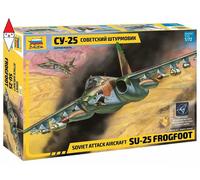 Sukhoi Su-25 Soviet Attack Fighter 1:72 Plastic Model Kit 7227 ZVEZDA