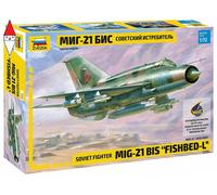 1:72 Zvezda Mig-21 Bis Fishbed-L Kit ZS7259 Modellino
