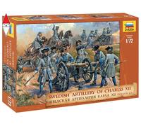 ZVEZDA 1/72 SWEDISH ARTILLERY OF CHARLES XII
