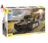 ZVEZDA 1/72 T-28 SOVIET MEDIUM TANK