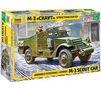 1:35 Zvezda M-3 Armored Scout Car Kit Z3519 Modellino