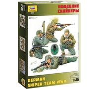 Zvezda 3595 German Sniper Team WWII - scala 1:35 - figurini da assemblare in plastica