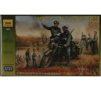 Zvezda 3632 GERMAN WWII MOTORCYCLE R 12 KIT 1:35 Modellino