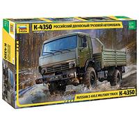ZVEZDA 1/35 RUSSIAN 2-AXLE MILITARY TRUCK K-4350