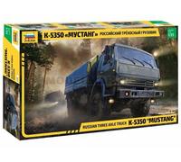 ZVEZDA 3697 1/35 Kamaz 5350 "Mustang" Russian 6x6 Truck