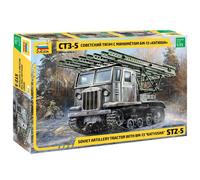 ZVEZDA 3700 TRATTORE ARTIGLIERIA SOVIETICA CON BM-13 KATYUSHA STZ-5 1/35