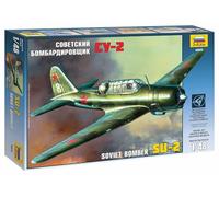 1:48 Zvezda Su-2 Soviet Light Bomber Kit Z4805 Modellino