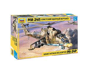 Zvezda 4812 MIL Mi-24P Russ.Attack Helicopter scala 1/48, Plastic Model Kit
