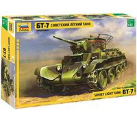 Zvezda 500783545-1:35 WWII Sov. Lt. Serbatoio BT-7 con i Kit, 3 cifre