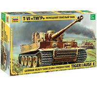 Zvezda Z3646 TIGER I AUSF.E EARLY KIT 1:35 Modellino
