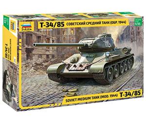 Zvezda 500783687 - Serbatoio in Scala 1:35 T-34/85 Soviet Medium Tank, modellino di Costruzione, modellismo, Hobby, Fai da Te, Kit in plastica
