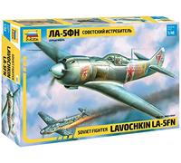 Zvezda 500784801 - Modellino di caccia monomotore russo della II guerra mondiale LA-5FN, scala: 1:48