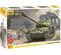 Zvezda 500785011 - Modellino di carro armato sovietico della seconda guerra mondiale IS-2, scala 1:72