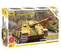 Zvezda 500785042 500785042-1:72 Jagdpanther Sd.Kfz. 173 - Kit di montaggio in plastica per principianti dettagliati, mimetico