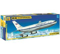 Zvezda - Modellino di Aereo passeggeriI lyushin Il - 86, in Scala 1:144