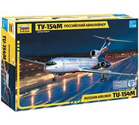 1:144 Zvezda Tu-154m Russian Airliner Kit Z7004 Modellino