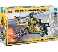 ZVEZDA 1/72 SOVIET ATTACK HELICOPTER MI-24V/VP HIND E