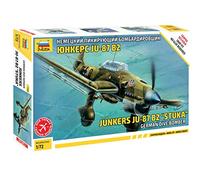 Junkers Ju-87 B2 German Dive Bomber 1:72 Plastic Model Kit 7306 ZVEZDA