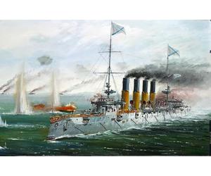Zvezda 500789014 - Modellino di nave da crociera russa Varyag, scala 1:350