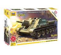 Zvezda 5043 SU-122 Soviet Tank Destroyer, Scala 1/72, Plastic Model Kit