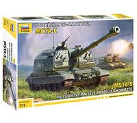 Msta-S Self Propelled Howitzer Tank 1:72 Plastic Model Kit 5045 ZVEZDA