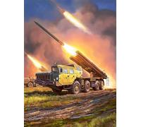 Zvezda - Kit plastico Bm-30 Smerch - Lanciatore missili multiplo russo - 1:72