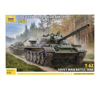 T-62 Soviet Main Battle Tank 1:72 Plastic Model Kit ZVEZDA