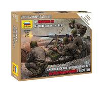 Zvezda - 6286 US Machine Gun Browning w/Crew, Scala 1/72, Model Kit