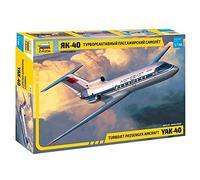1:144 ZVEZDA Yakovlev Yak-40 Turbojet Passenger Aircraft Airplane Kit ZS7030