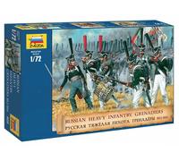 ZVEZDA 8020 MODELLO FANTERIA PESANTE RUSSA 1812-1815 1/72