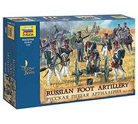 Zvezda 8022 Russian Artillery 1812, Scala 1/72, Plastic Model Kit
