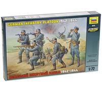 Zvezda 8078 - WWII German Infantry Platoon 1942-44, scala 1/72, Model Kit