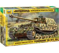 ZVEZDA Ferdinand SD.Kfz. 184 German Tank Destroyer Modello in Scala 3653