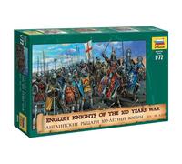 ZVEZDA FIGURE 1/72 - MEDIEVAL WARS 8044 - English Knights of the 100 Years War
